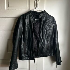 Vintage Black Leather Jacket